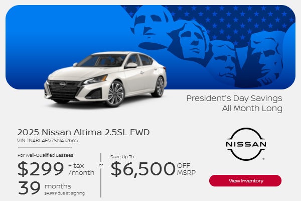 2025 NISSAN ALTIMA 2.5SL FWD