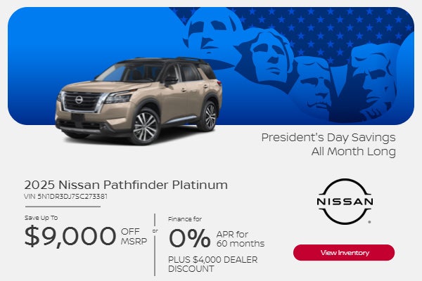 2025 NISSAN PATHFINDER PLATINUM