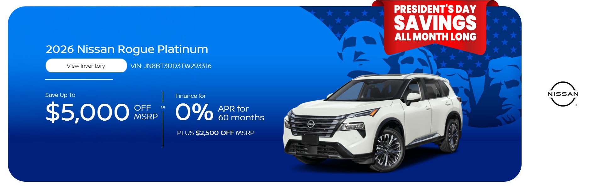 2026 NISSAN ROGUE PLATINUM