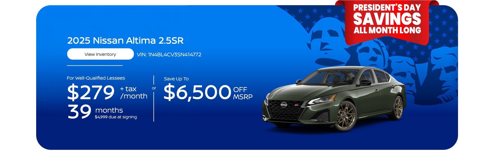 2025 NISSAN ALTIMA 2.5SR