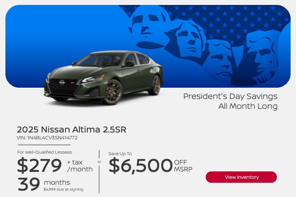 2025 NISSAN ALTIMA 2.5SR