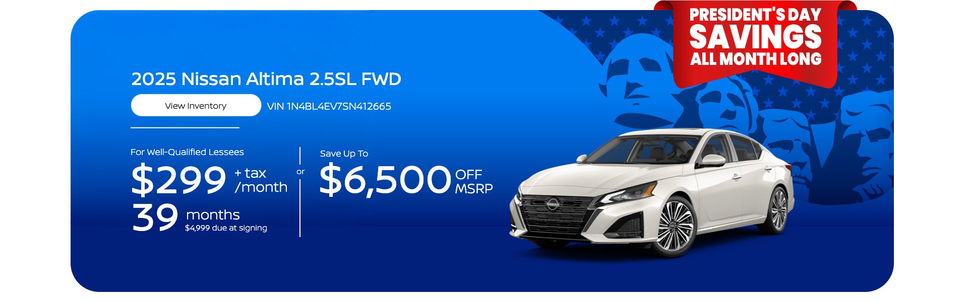 2025 NISSAN ALTIMA 2.5SL FWD