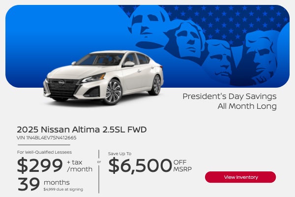 2025 NISSAN ALTIMA 2.5SL FWD