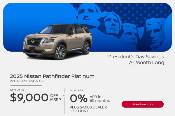 2025 NISSAN PATHFINDER PLATINUM