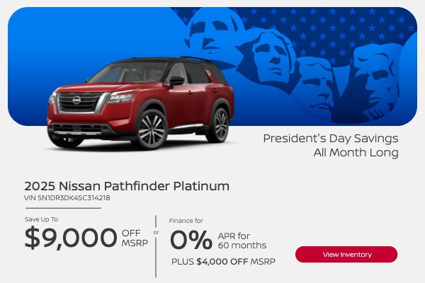 2025 NISSAN PATHFINDER PLATINUM