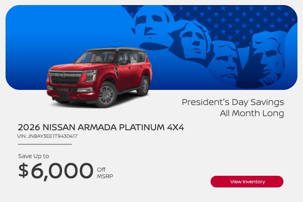 2026 NISSAN ARMADA PLATINUM 4X4