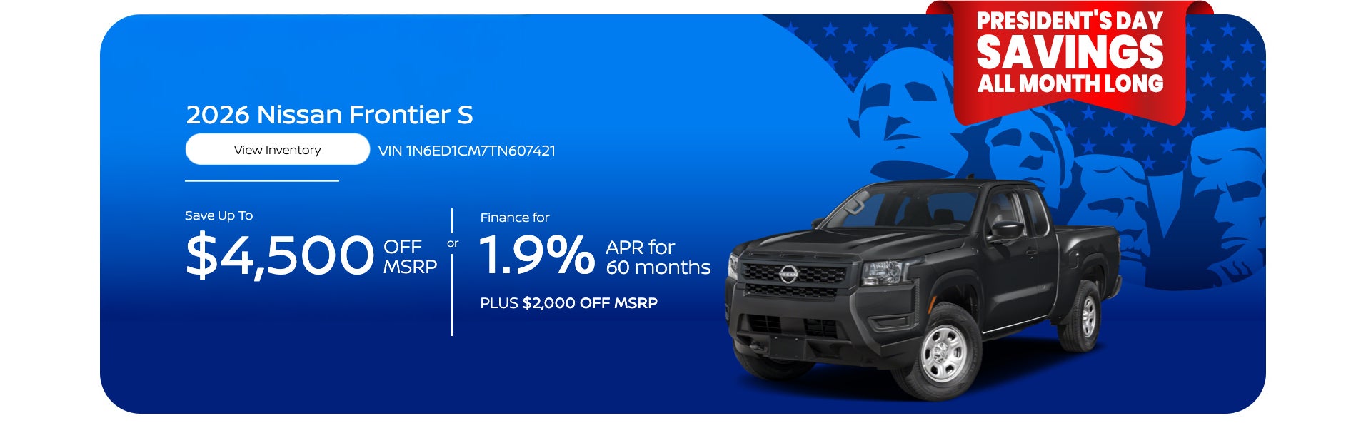 2026 NISSAN FRONTIER S