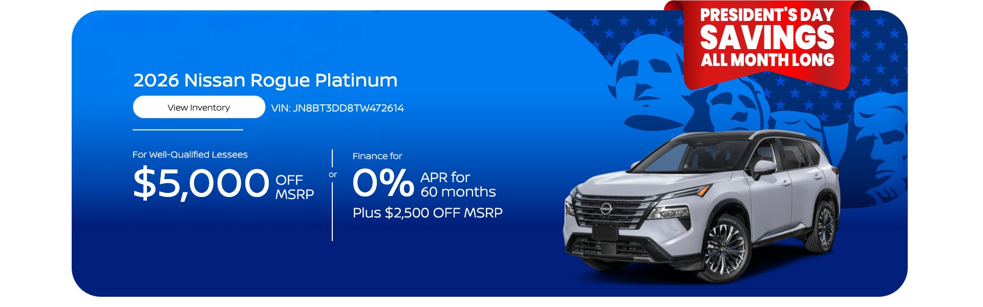 2026 NISSAN ROGUE PLATINUM