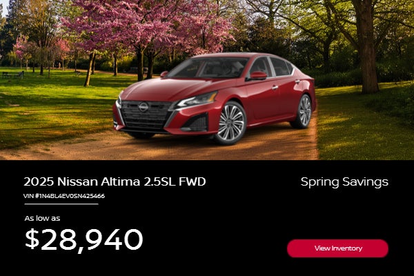 2025 NISSAN ALTIMA 2.5SL FWD