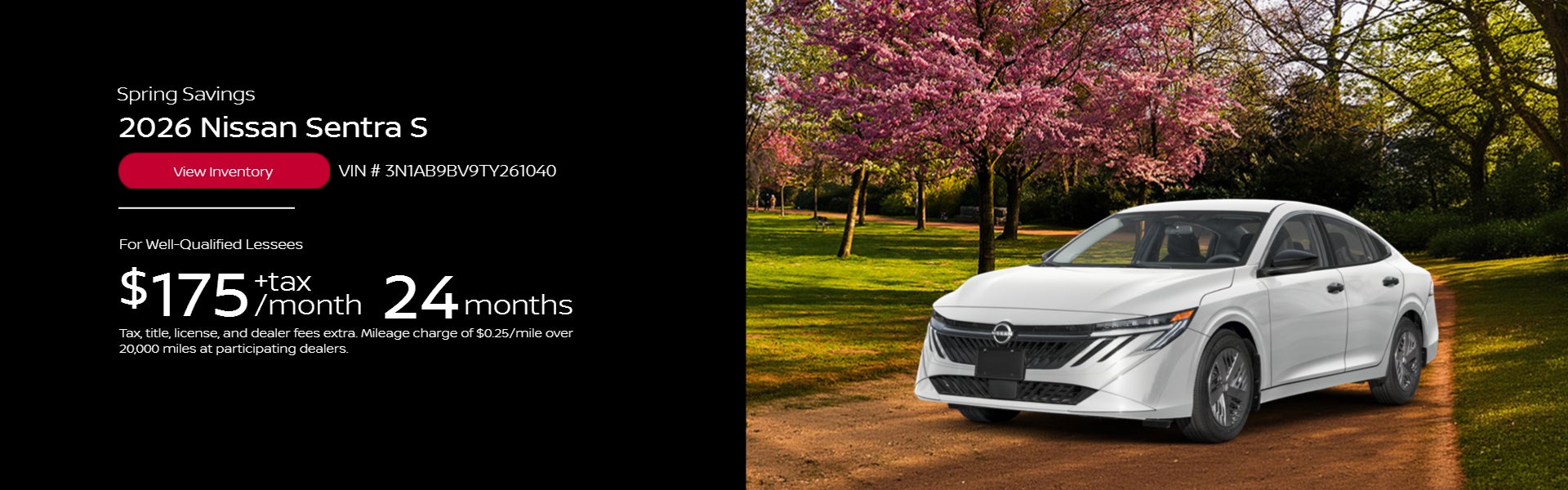 2026 NISSAN SENTRA S