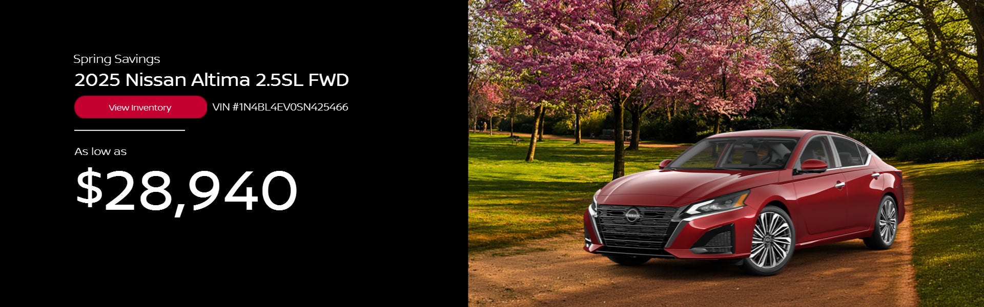 2025 NISSAN ALTIMA 2.5SL FWD