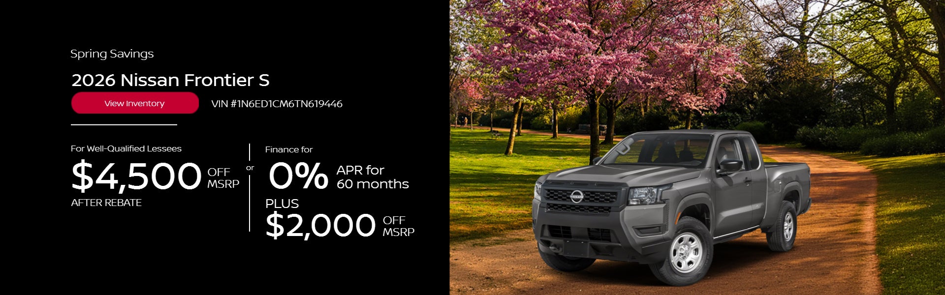 2026 NISSAN FRONTIER S