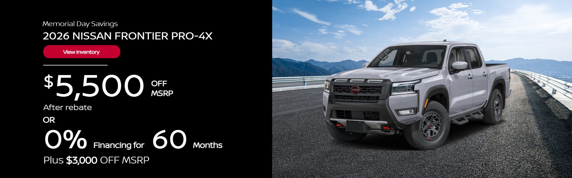 2026 Frontier Pro-4X