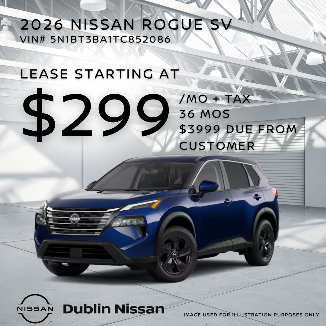 LEASE FOR $299/MO +TAX 36/MOS WITH $3999 DUE AT SIGNING