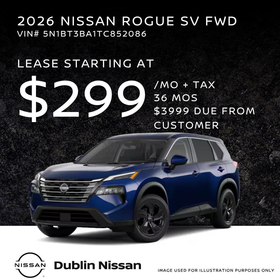 LEASE FOR $299/MO +TAX 36/MOS WITH $3999 DUE AT SIGNING